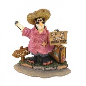 Boyds Bears Wee Folkstone #36803 Murray Q Waddlewalk Snowbird "Florida Bound"
